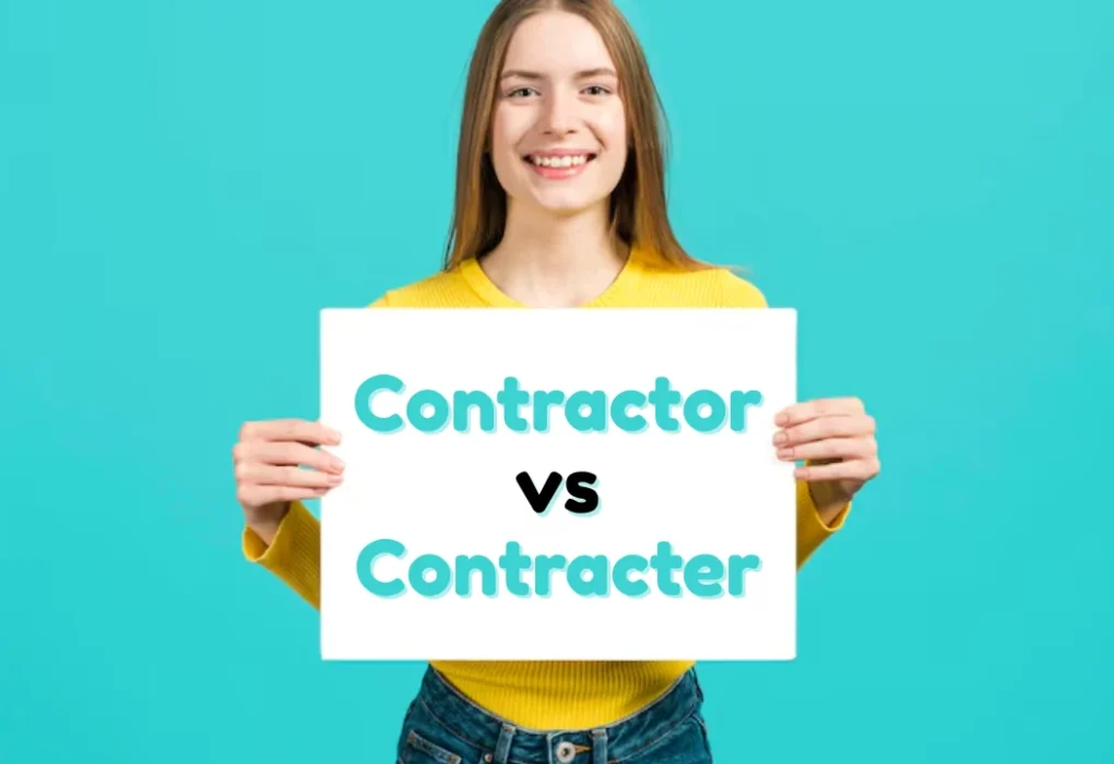 Contractor vs Contracter