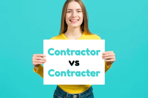 Contractor vs Contracter