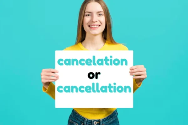 cancelation or cancellation