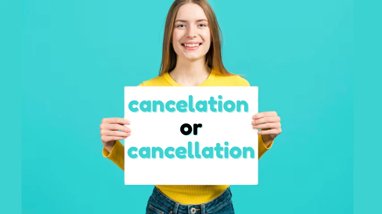 cancelation or cancellation