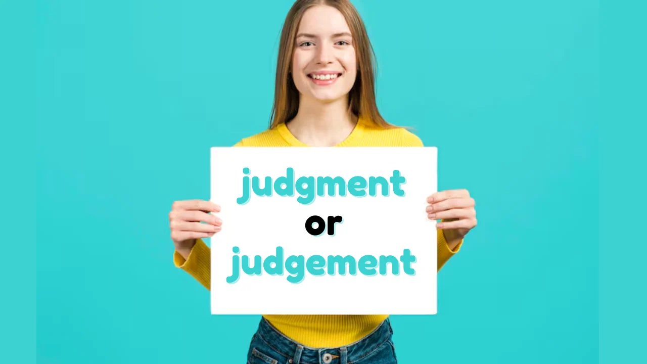judgment or judgement
