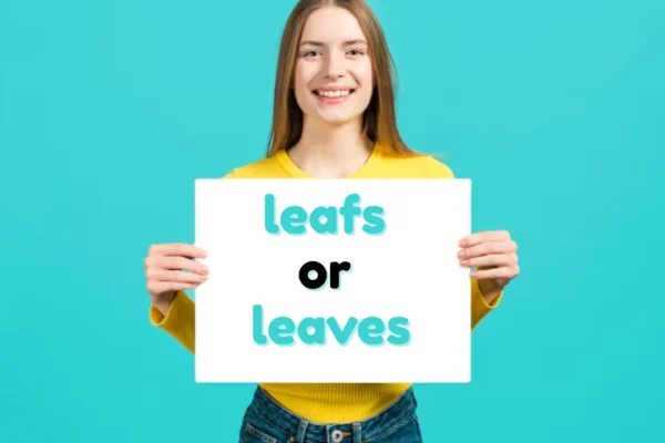 leafs or leaves