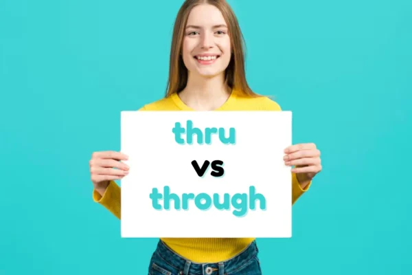 thru vs through